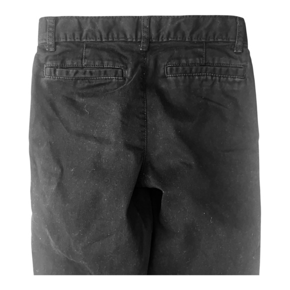 Place Chino casual uniform black straight leg pants pockets zip button Boys 7 - Picture 5 of 9